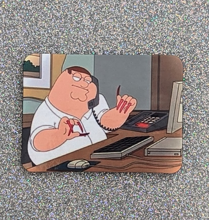 Peter Call Center Fridge Magnet