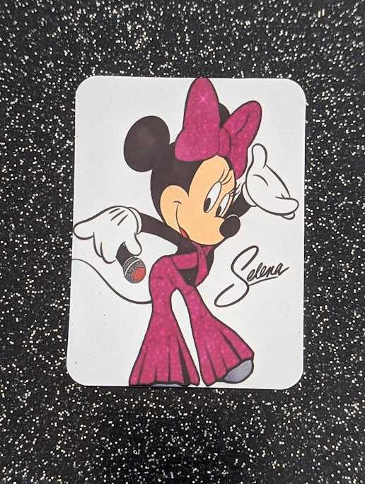 Minnie Selena Sparkle Fridge Magnet