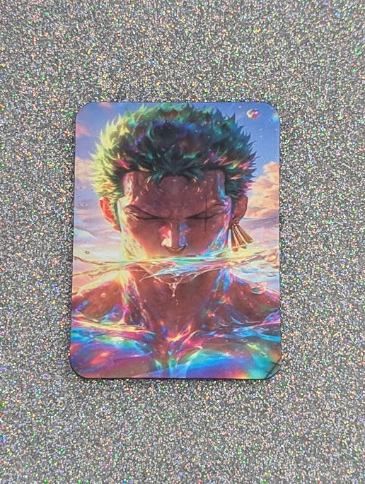 Three Sword Style Anime Fridge Magnet