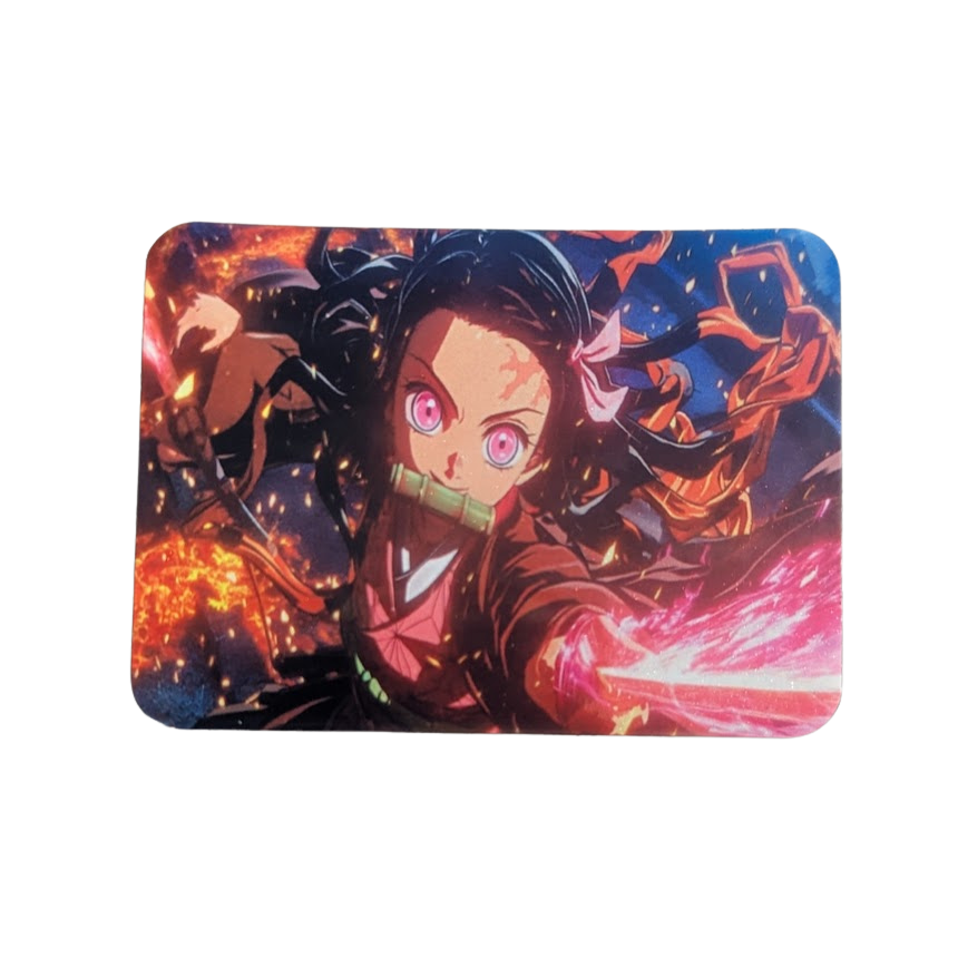 Anime Pink Flame Fridge Magnet