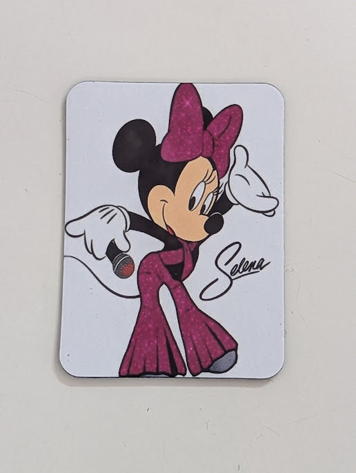 Minnie Selena Sparkle Fridge Magnet