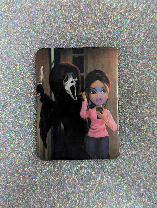 Brat Scream Crossover Fridge Magnet