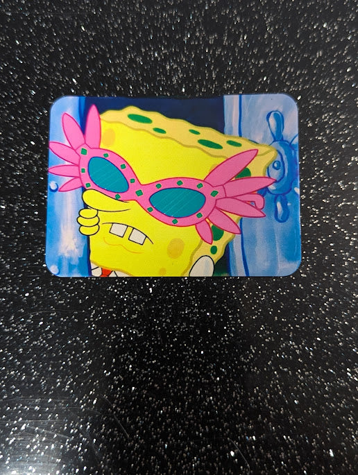 Sassy Pink Glasses Fridge Magnet